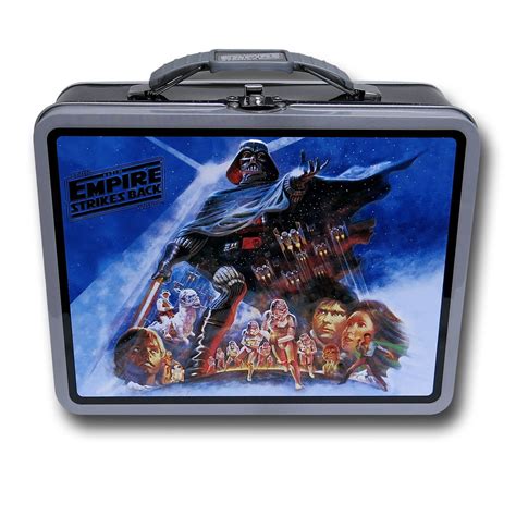 empire strikes back metal lunch box|star wars tin lunch box.